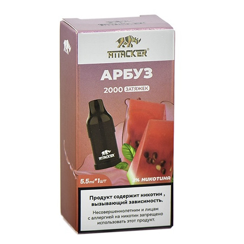 Картридж Attacker K-One 8000 Арбуз